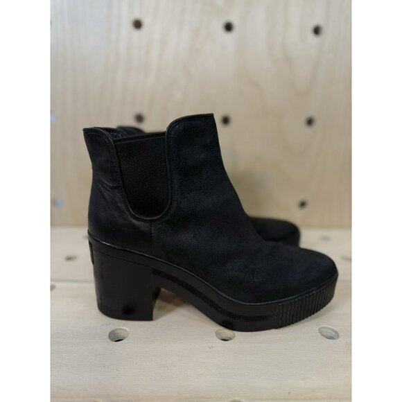 Ash Women's Size 40 Black Suede Leather Platform Chunky Boots US 9-9.5 - Picture 2 of 14